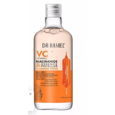 Dr.Rashel Vitamina C Niacinamide Essence & Micellar Cleansing Water Tudo em 1 - 300ml